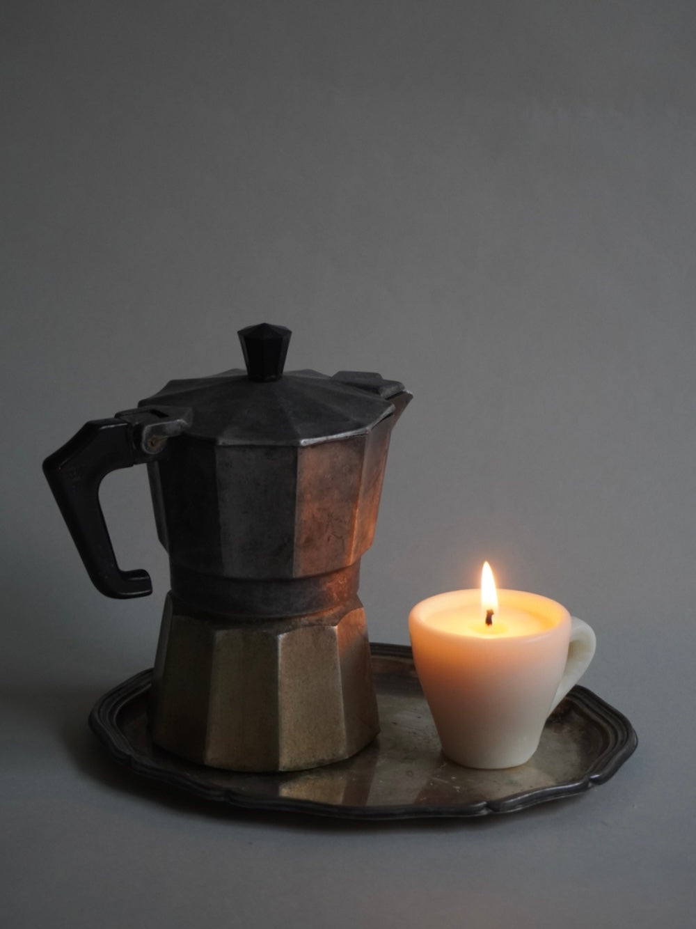 Skulpturkerze ESPRESSO
